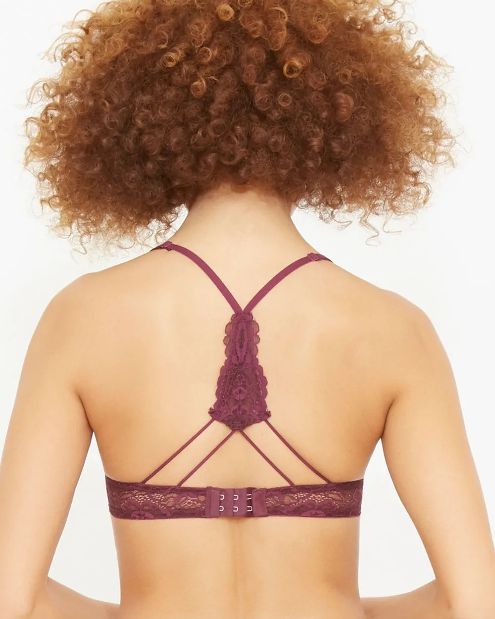 All Lace Underwire T-Back Bra