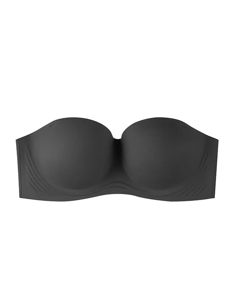 Anti-Slip Strapless Invisible Bra with Removable Straps