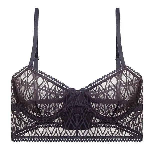 Baklava Underwire Longline Cut Out Bra