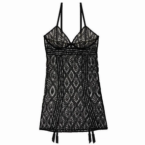 Baroque Fitted Slip with Garters