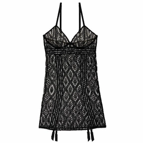 Baroque Fitted Slip with Garters