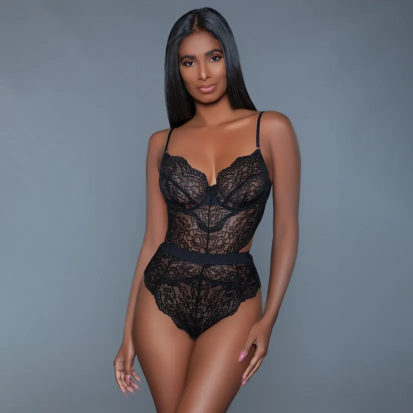 Bewicked Bettany Bodysuit-Black X-Large-Boxed