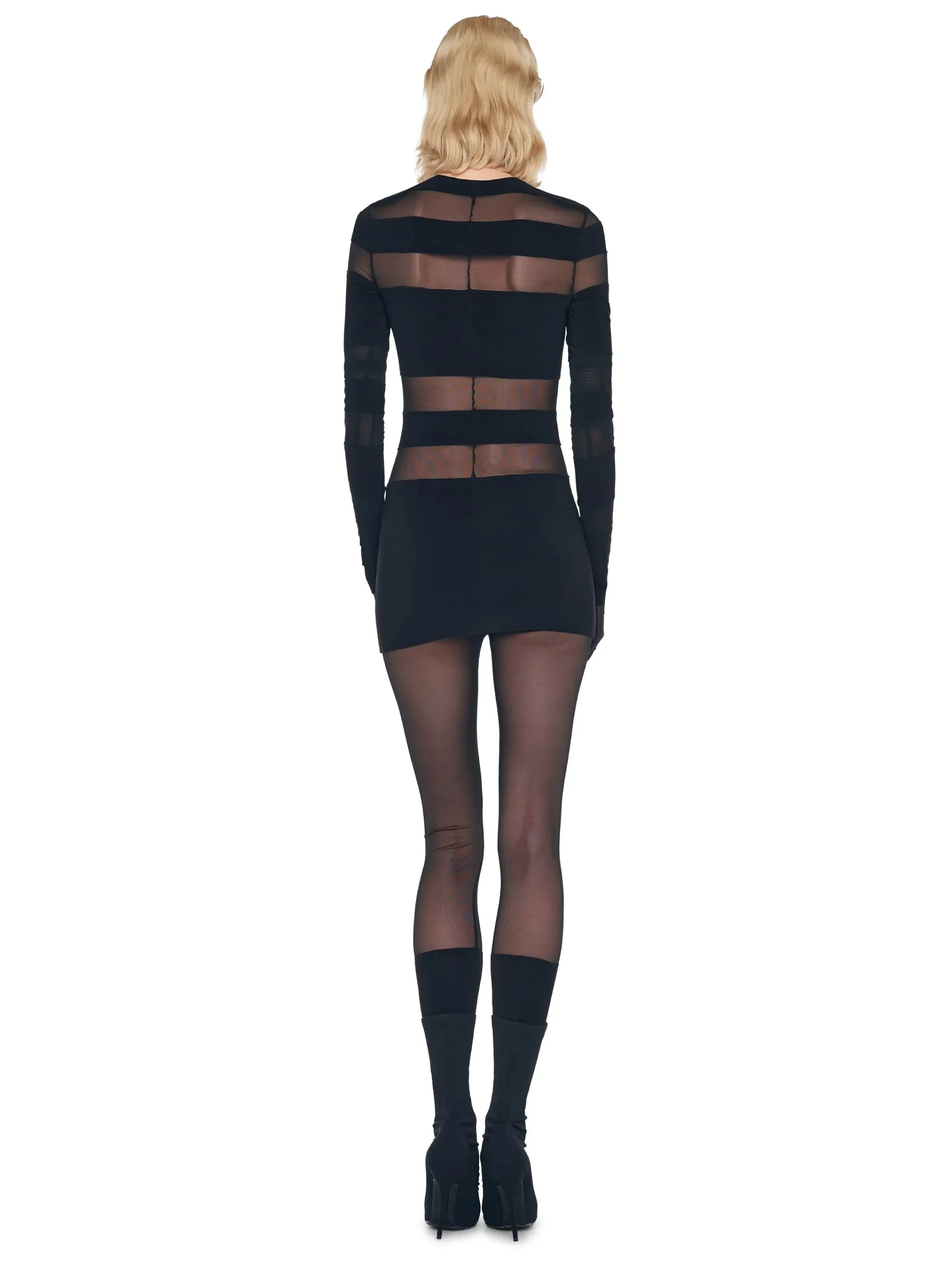 Black Mini Dress with Long Sleeves