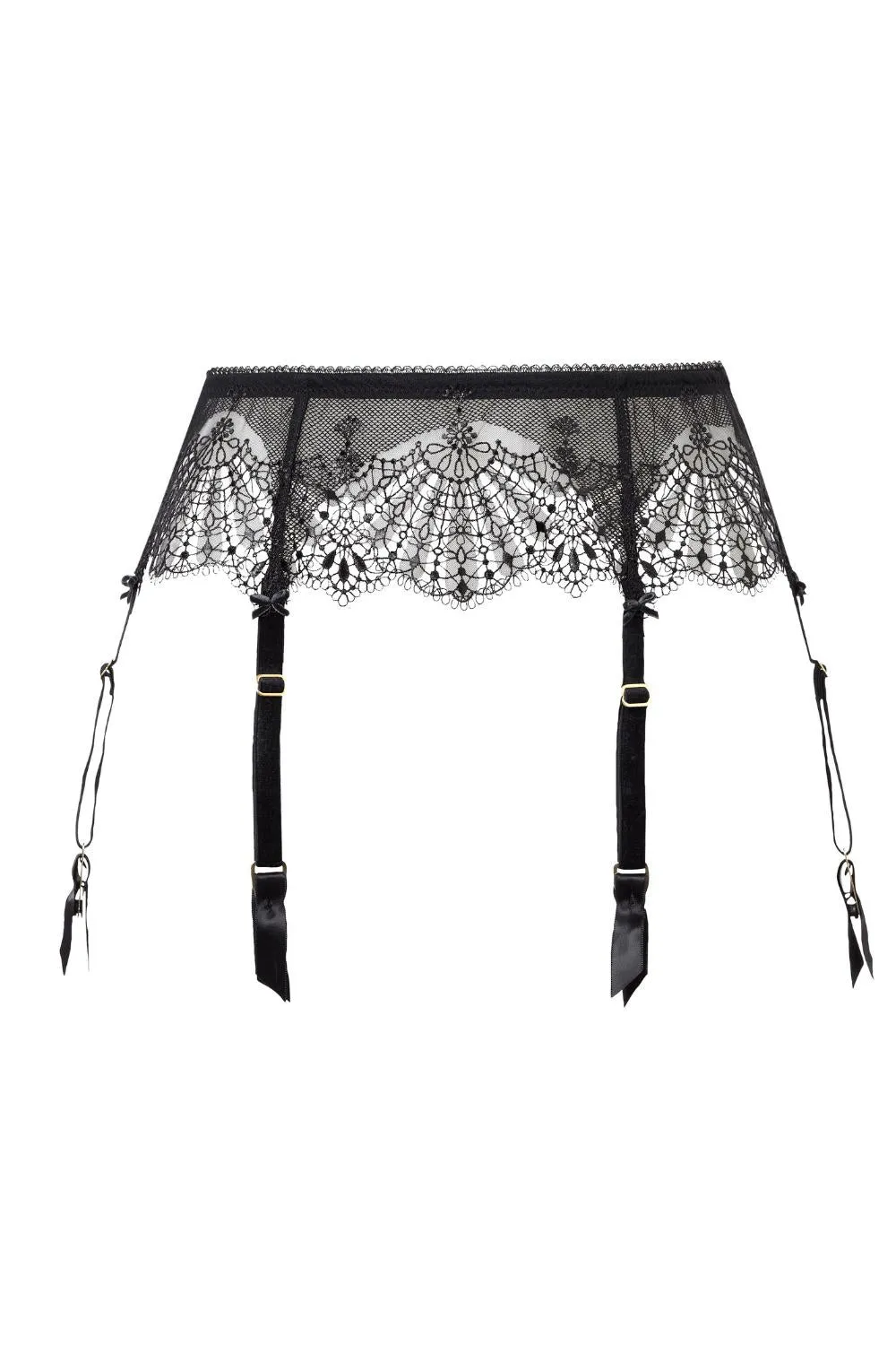 Dita Von Teese Fantastique Sheer Suspender Belt