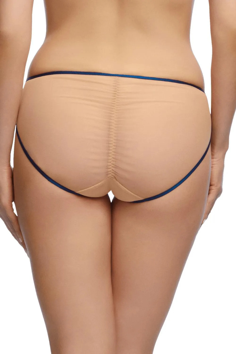 Dita Von Teese Femmoiselle Sheer Bikini Panty Queen's Blue