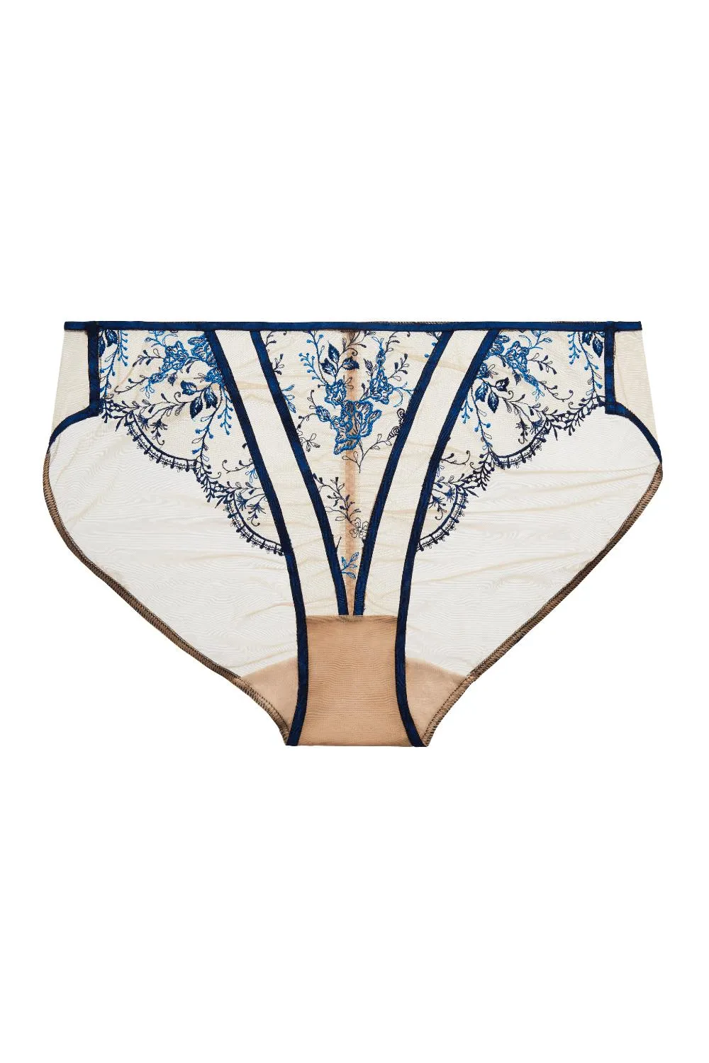 Dita Von Teese Femmoiselle Sheer Bikini Panty Queen's Blue