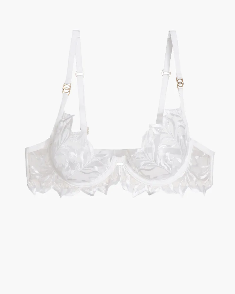 Embroidered Lace Bra