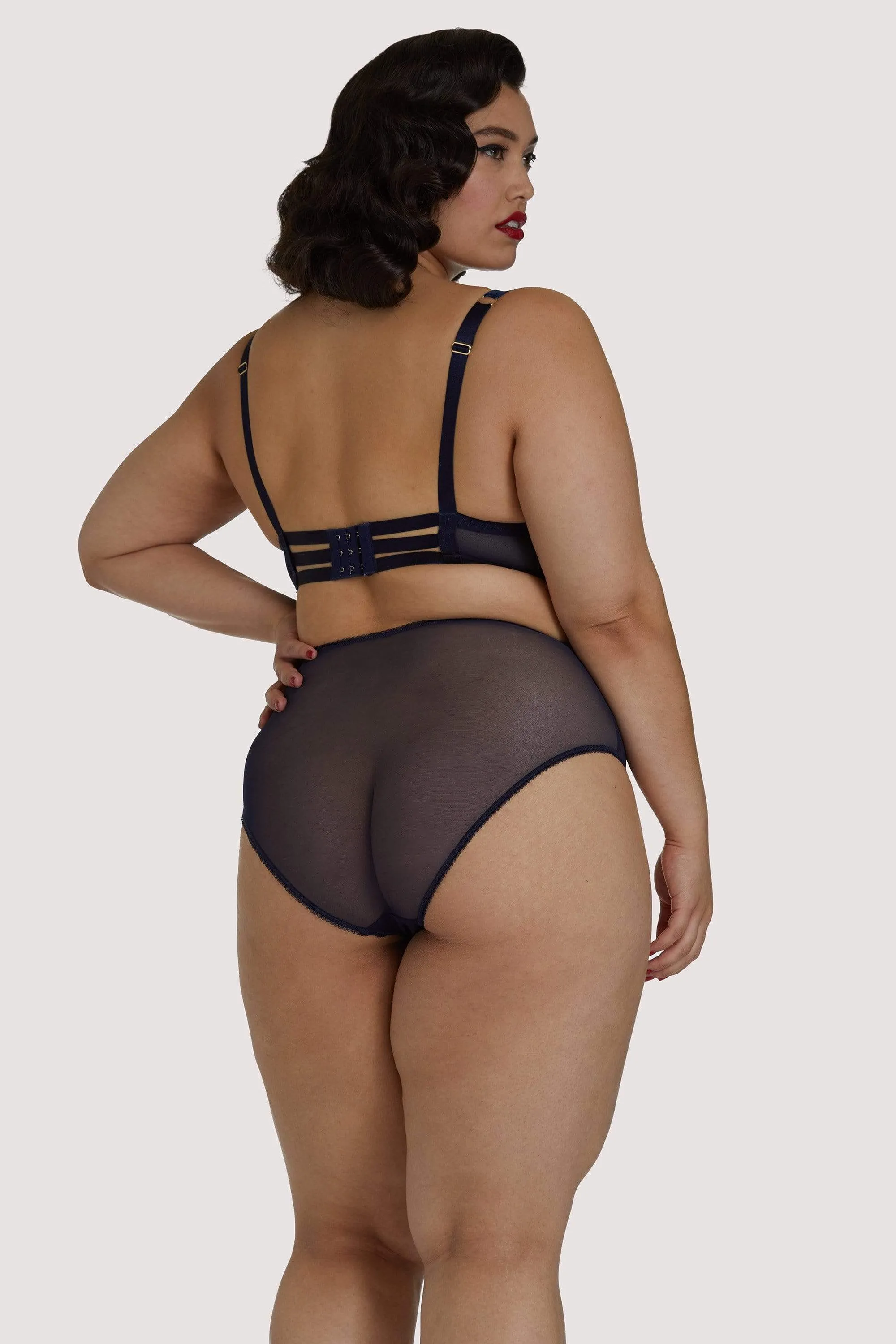 Evelina Blue Curve Bra