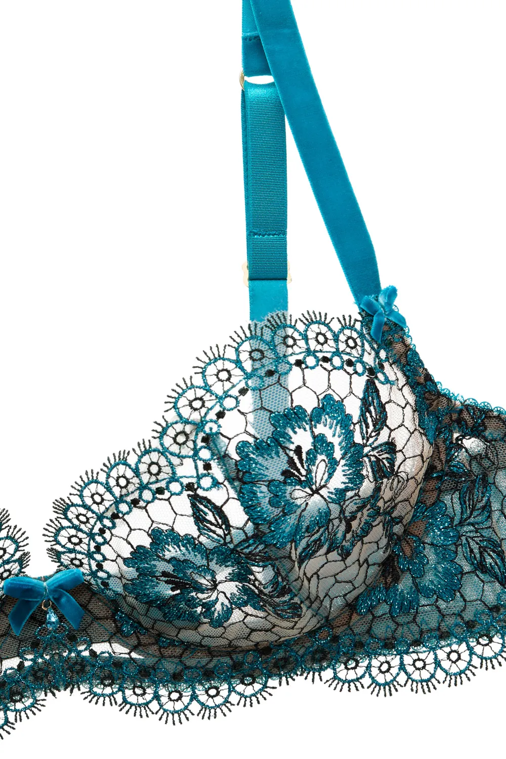 Evelina Lurex Underwire Bra