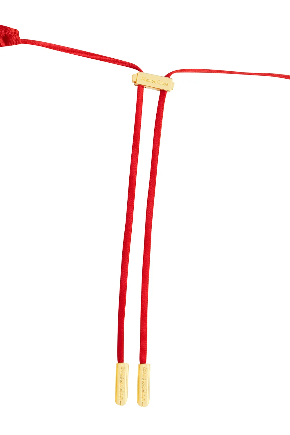 French Kiss Long Sleeve Thong Body Red