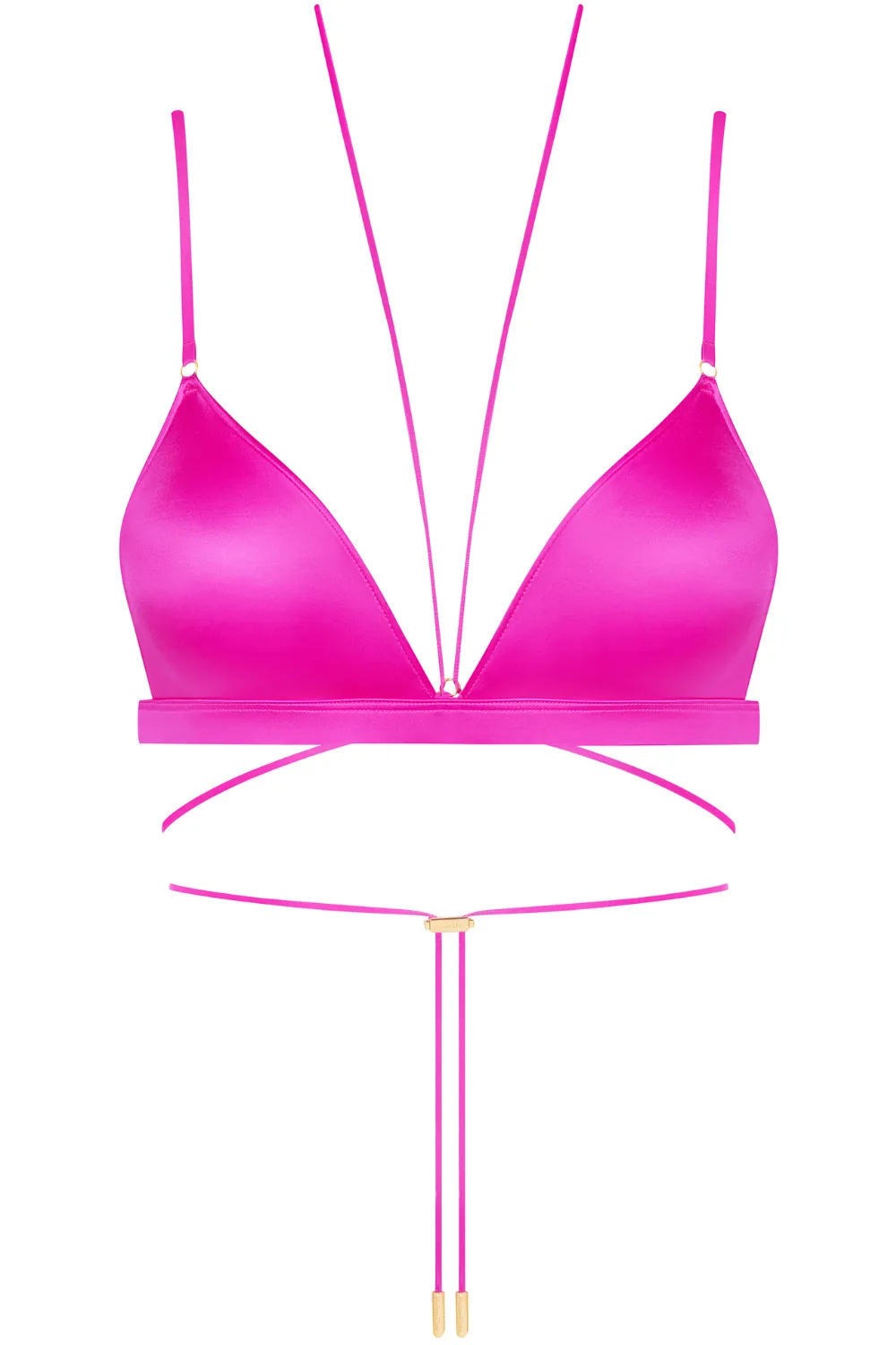 French Kiss Triangle Bra Pink