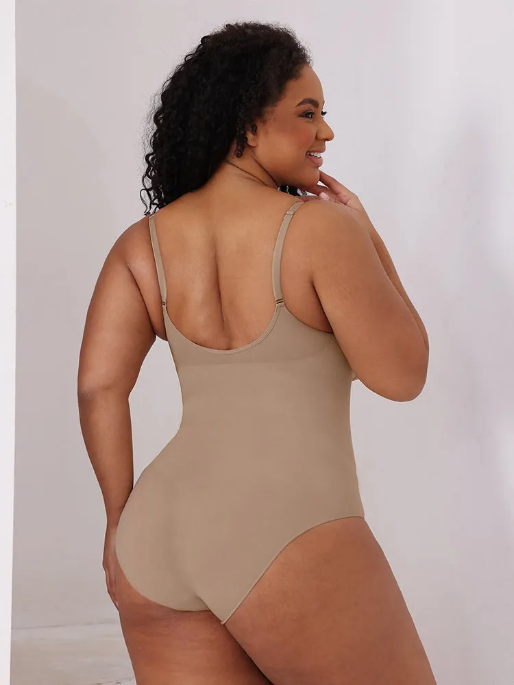 High-Compression Strappy Sculpting Bodysuit for Women