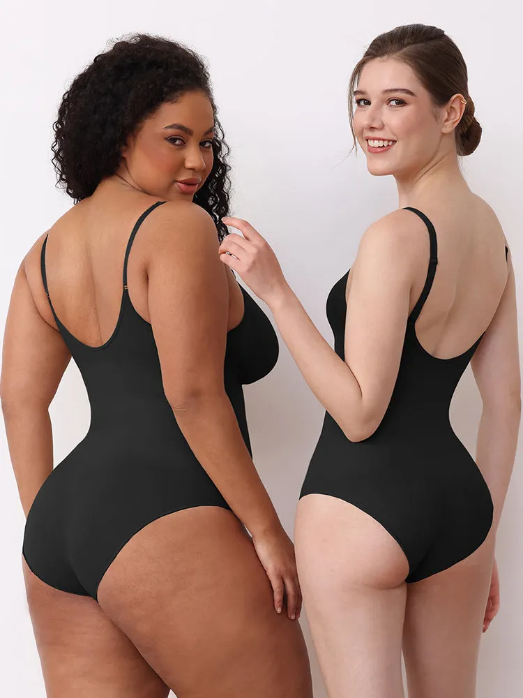 High-Compression Strappy Sculpting Bodysuit for Women