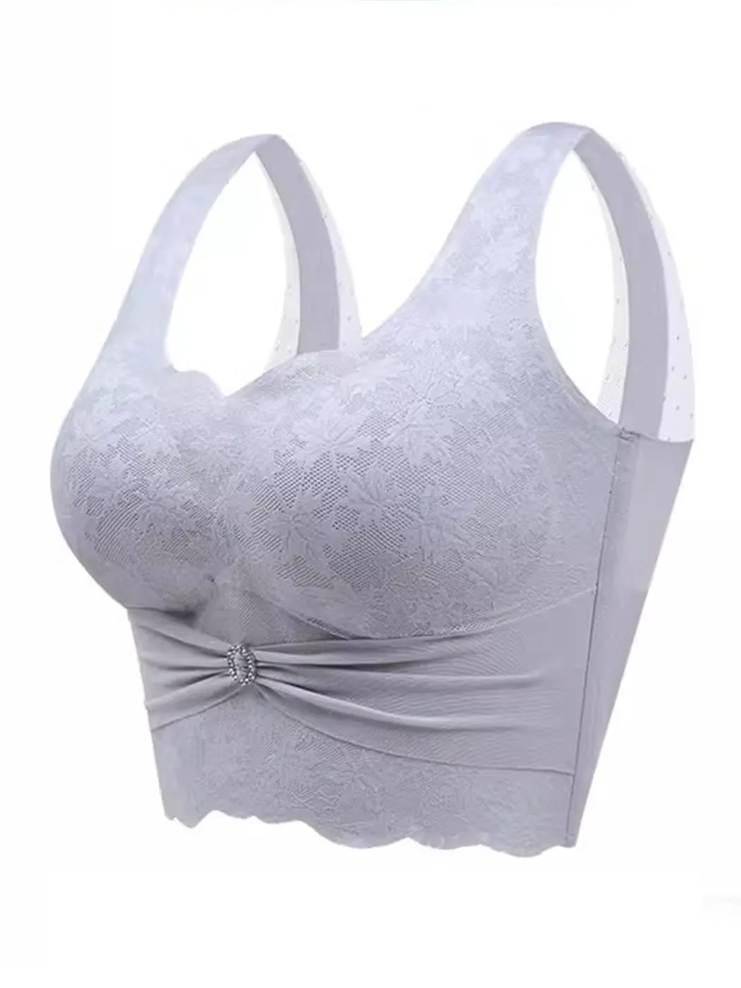 High Side Support Wireless Longline Bras