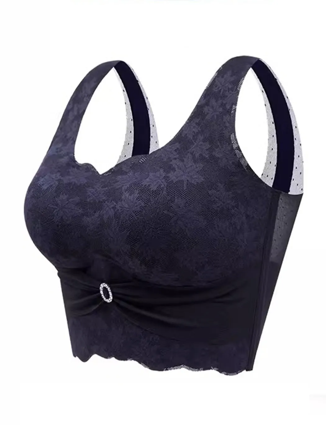 High Side Support Wireless Longline Bras