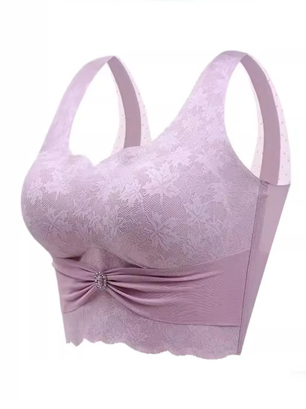 High Side Support Wireless Longline Bras