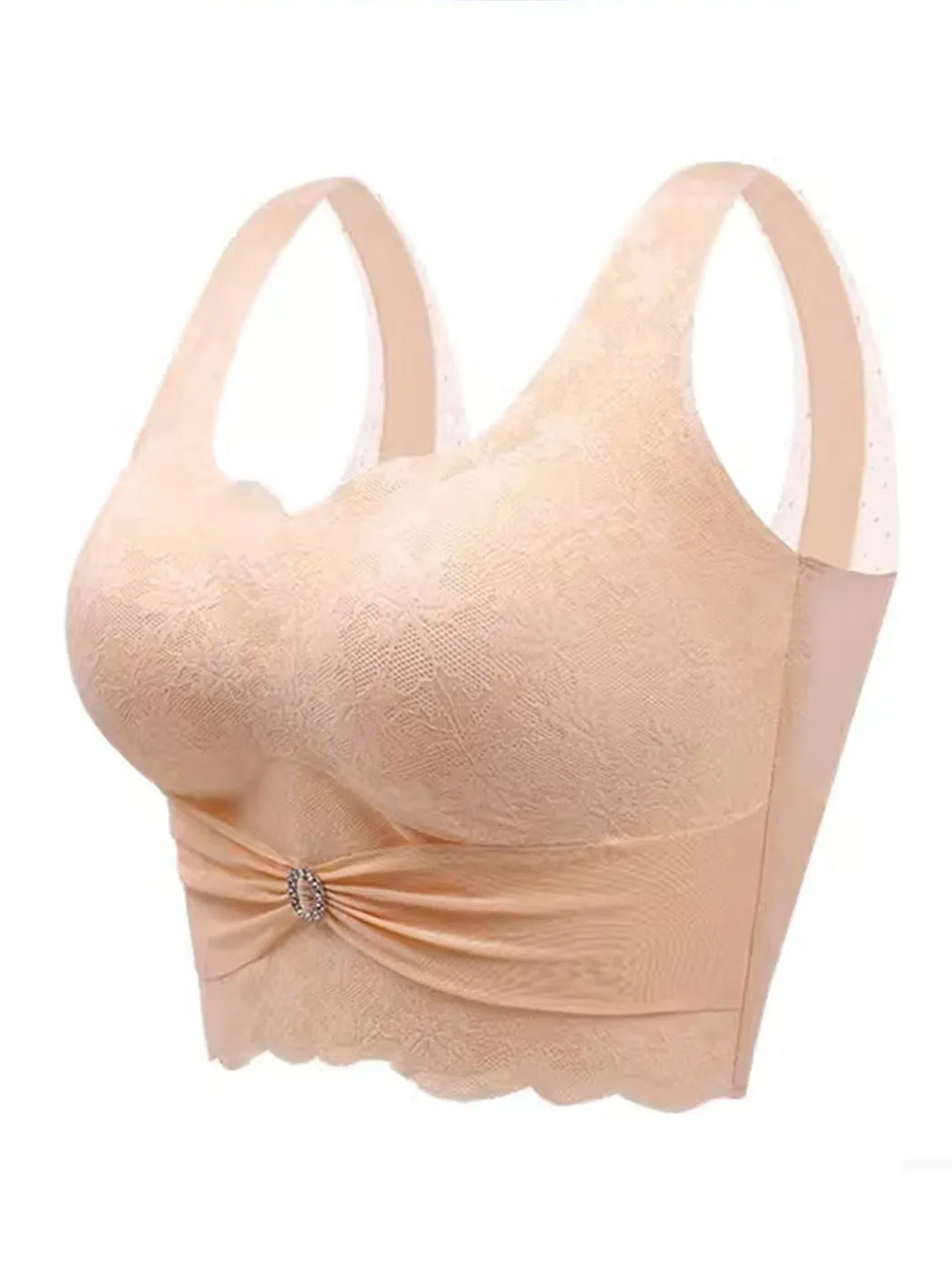 High Side Support Wireless Longline Bras