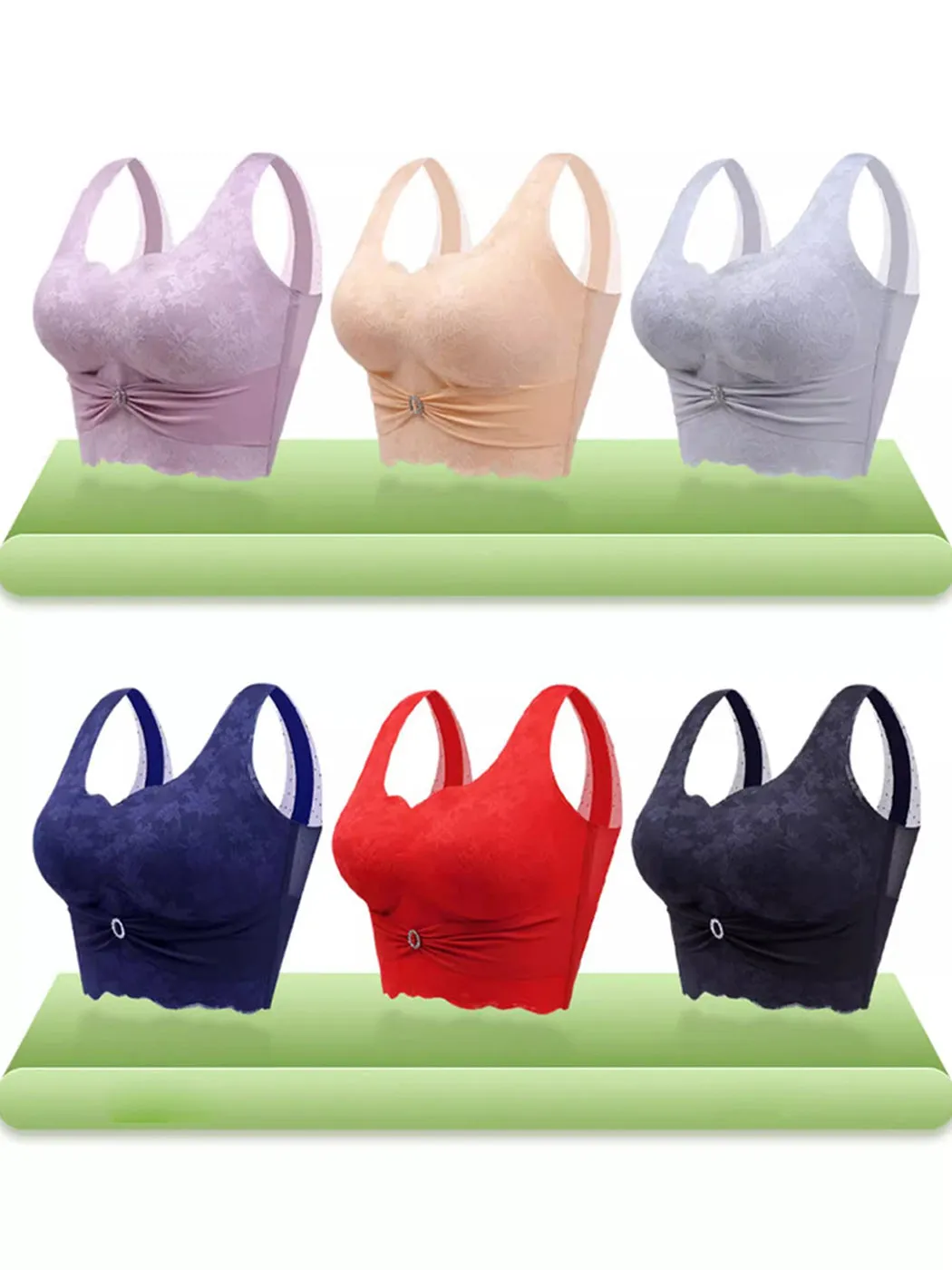 High Side Support Wireless Longline Bras