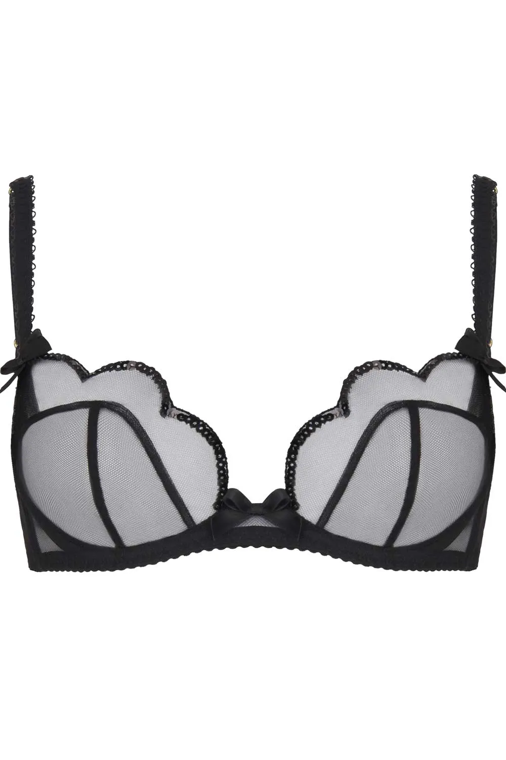 Lorna Party Plunge Bra Black