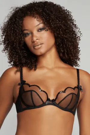 Lorna Party Plunge Bra Black
