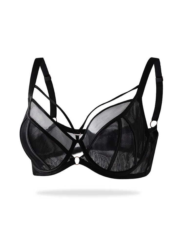 Plus Size Full Coverage Minimizing Bra Set