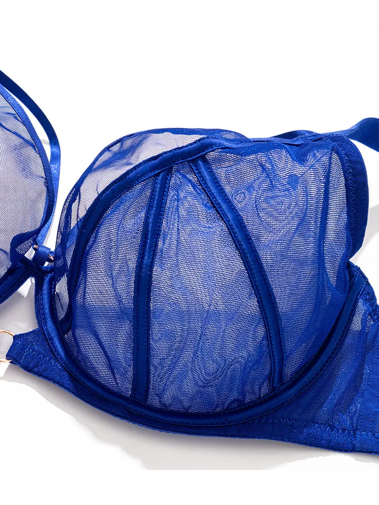 Plus Size Full Coverage Minimizing Bra Set