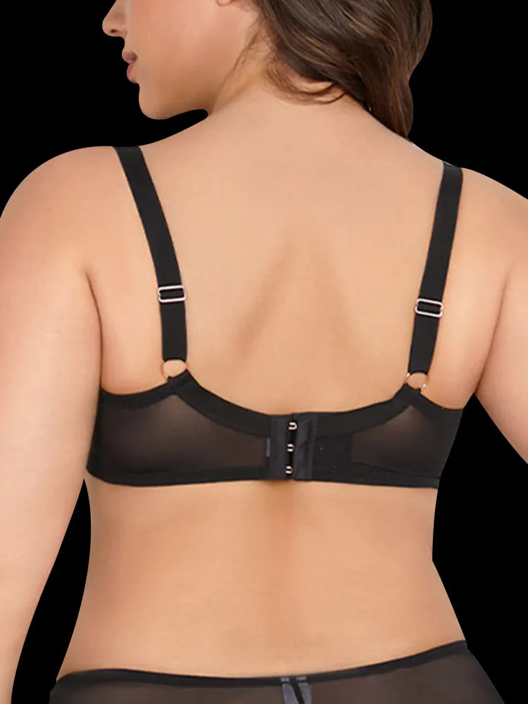 Plus Size Full Coverage Minimizing Bra Set