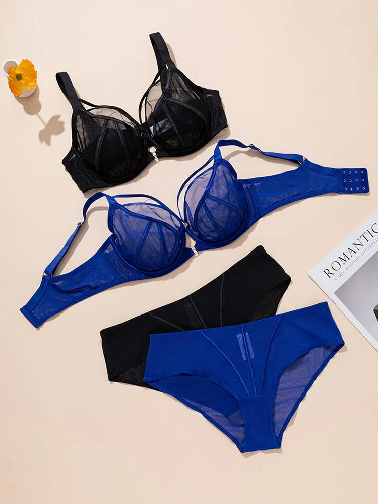Plus Size Full Coverage Minimizing Bra Set