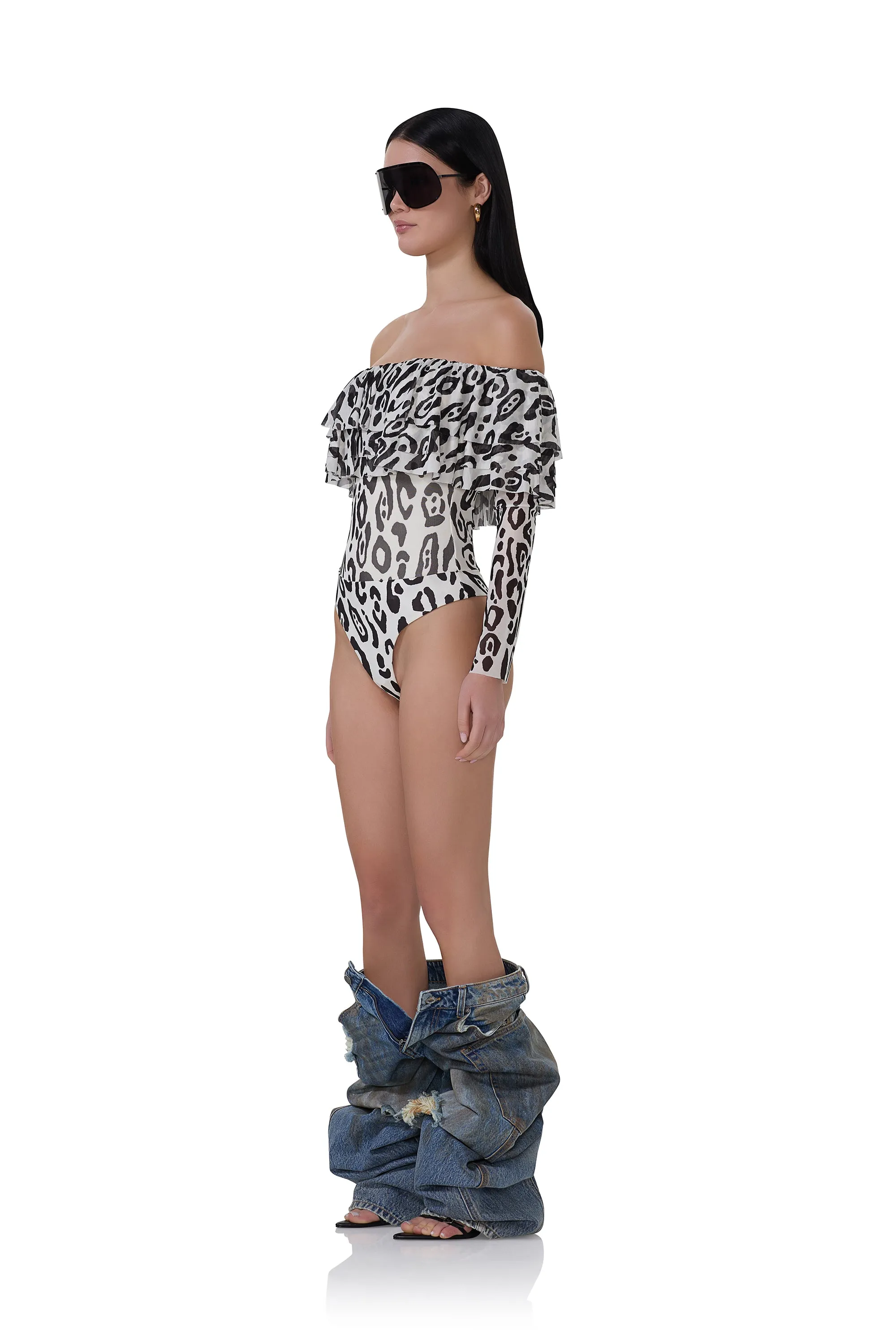 Rory Bodysuit - Stark Leopard
