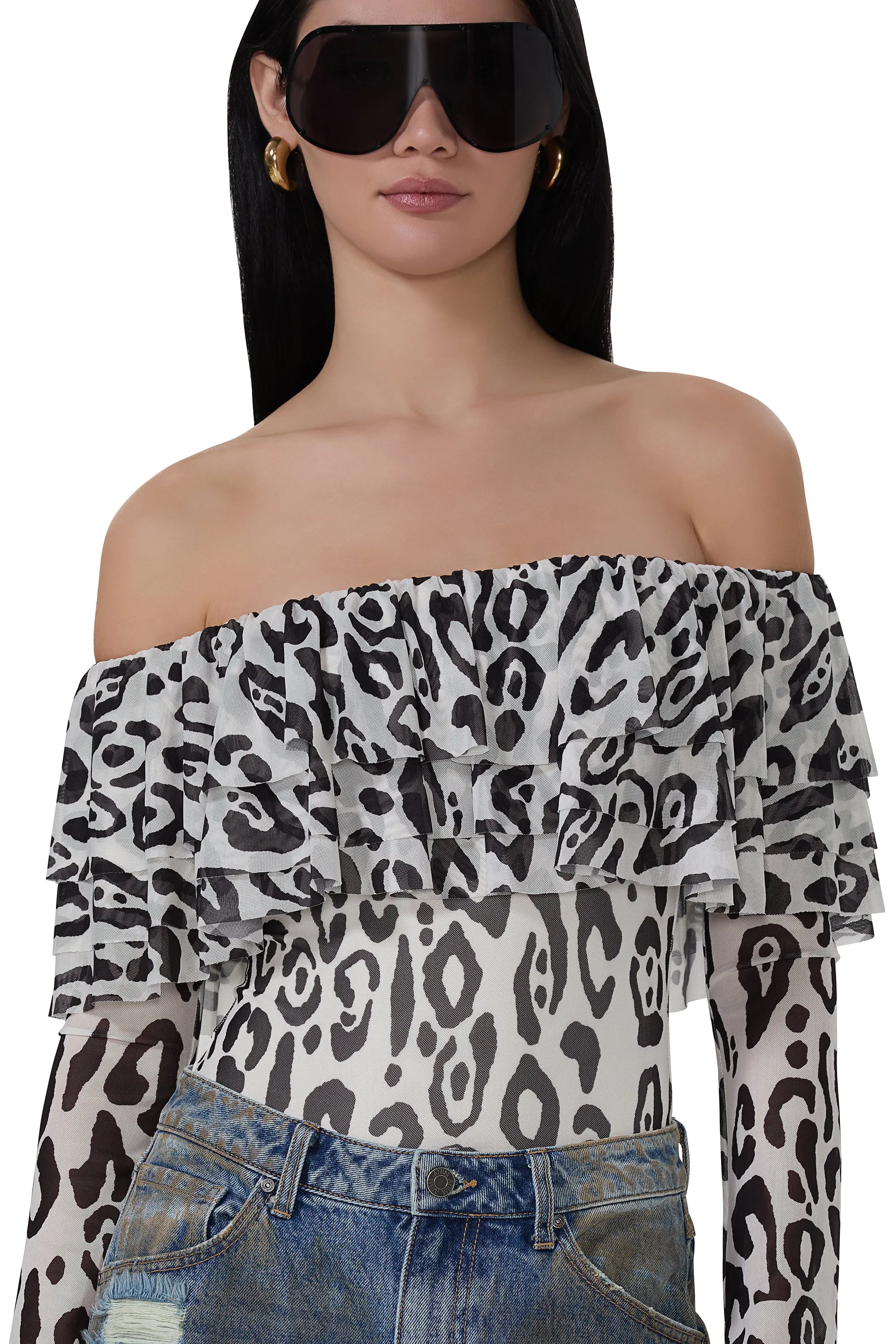 Rory Bodysuit - Stark Leopard