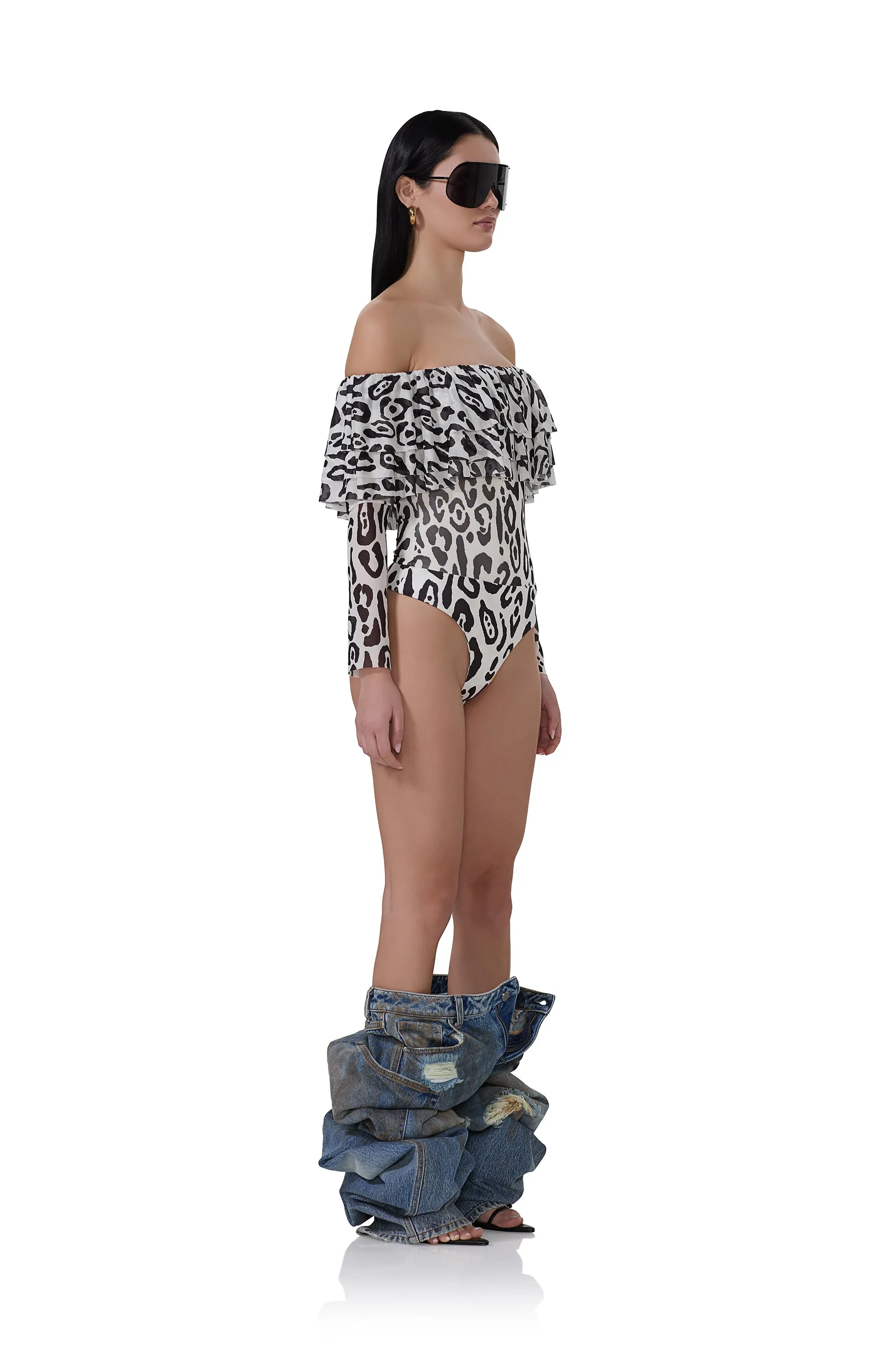 Rory Bodysuit - Stark Leopard