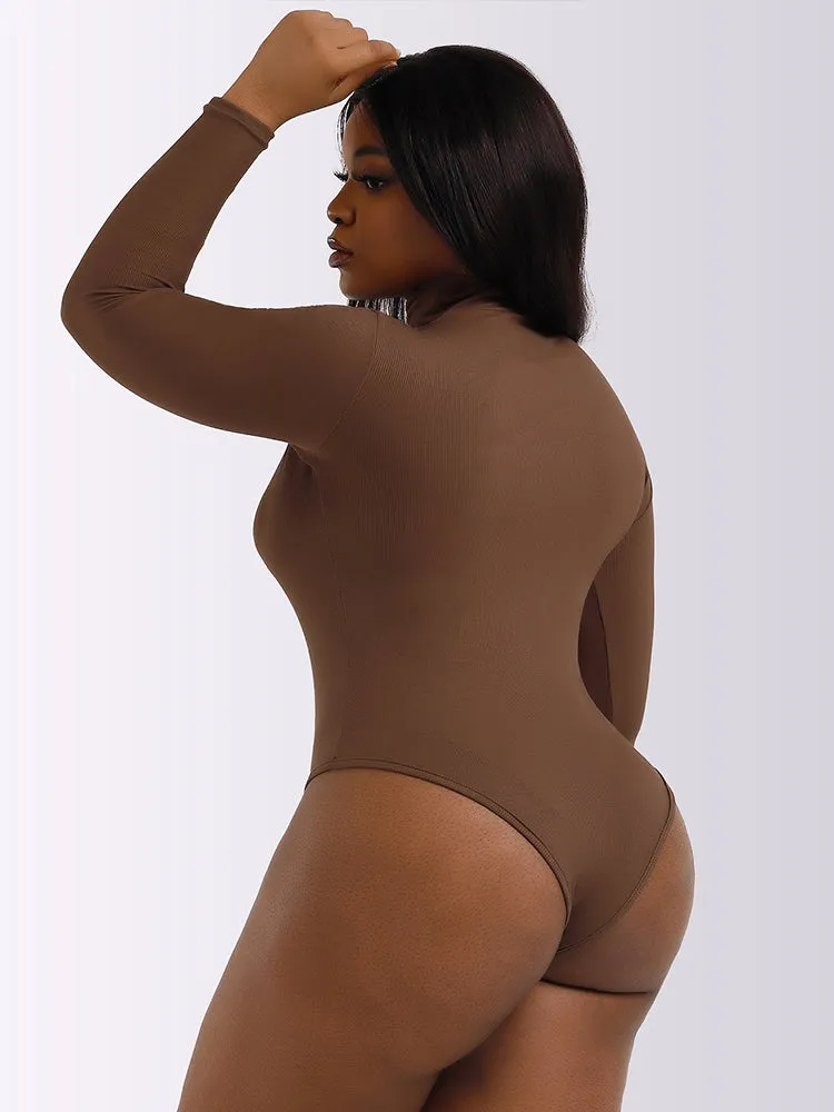 Slim Turtleneck Bottoming Long-sleeved Bodysuit