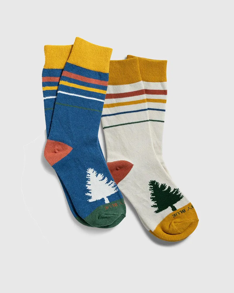 SoftHemp™ Socks - 2 Pack - Tree Symmetry