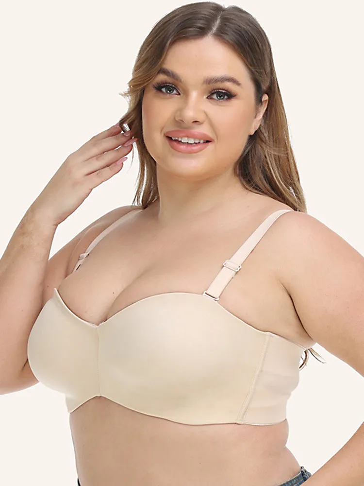 Ultra-Thin Ice Silk Strapless Non-Slip Bandeau Bra