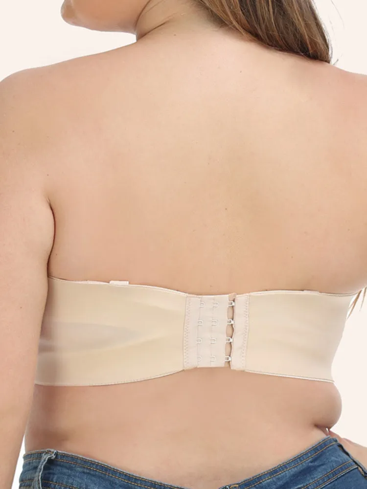 Ultra-Thin Ice Silk Strapless Non-Slip Bandeau Bra