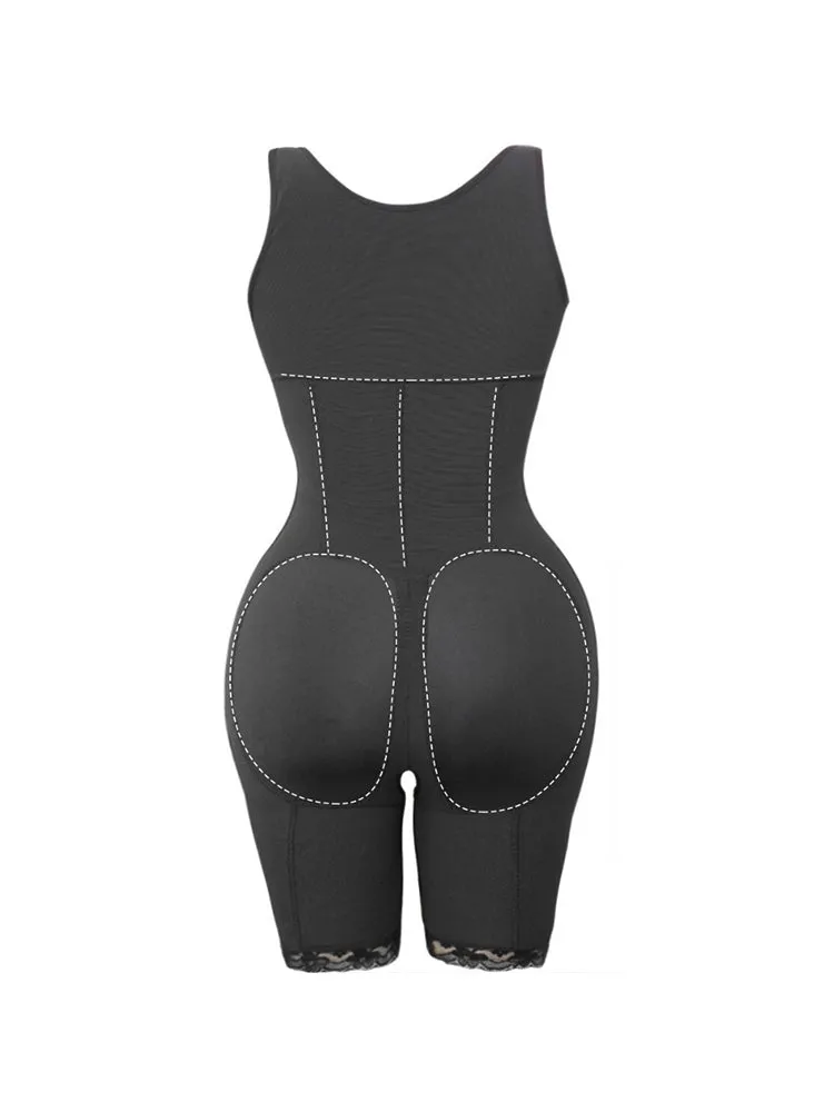 Zipper Full Body Women Waist Trainer Compression Shapewear
